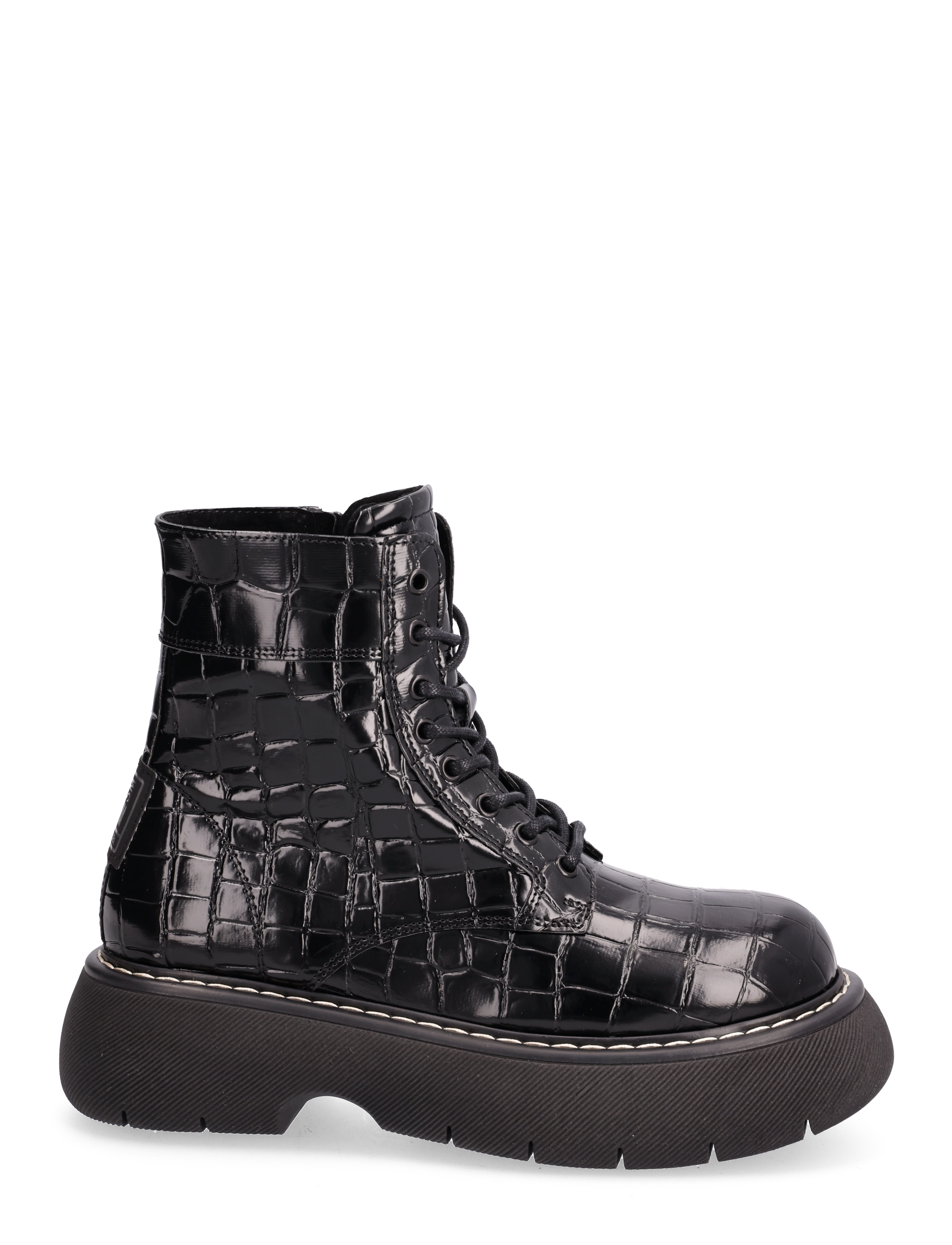 Steve Madden - Wanny Bootie - black croco - 1