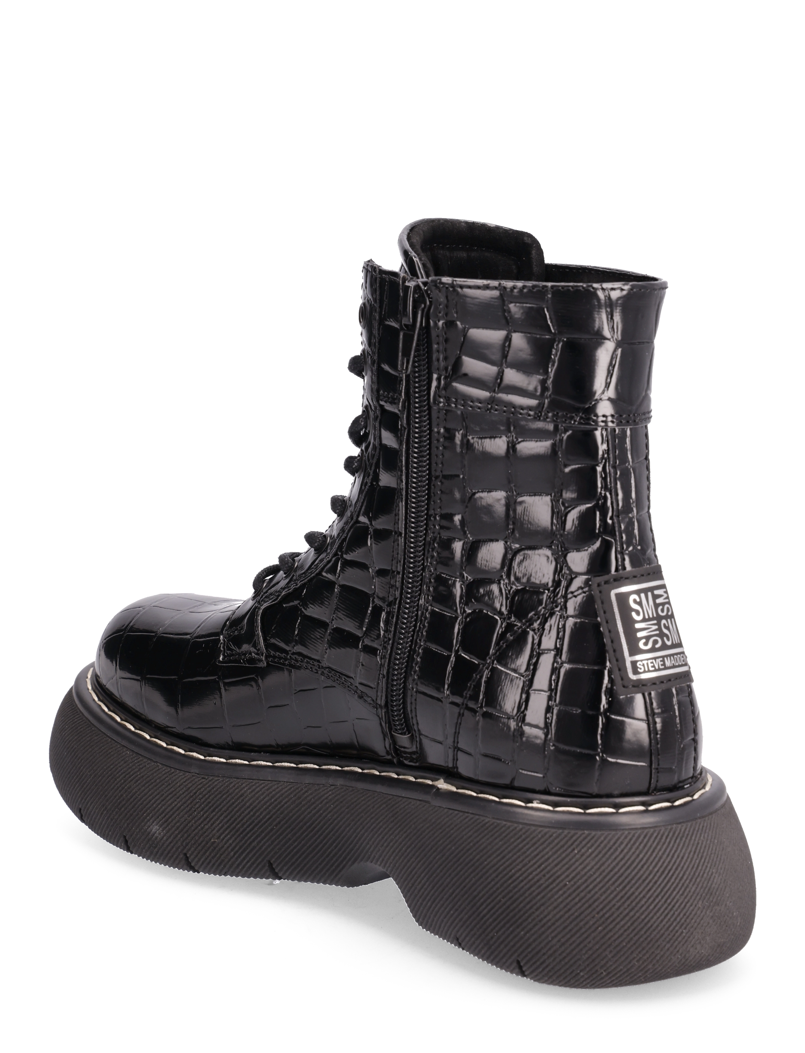 Steve Madden - Wanny Bootie - black croco - 2