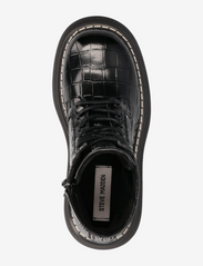 Steve Madden - Wanny Bootie - buty sznurowane - black croco - 3