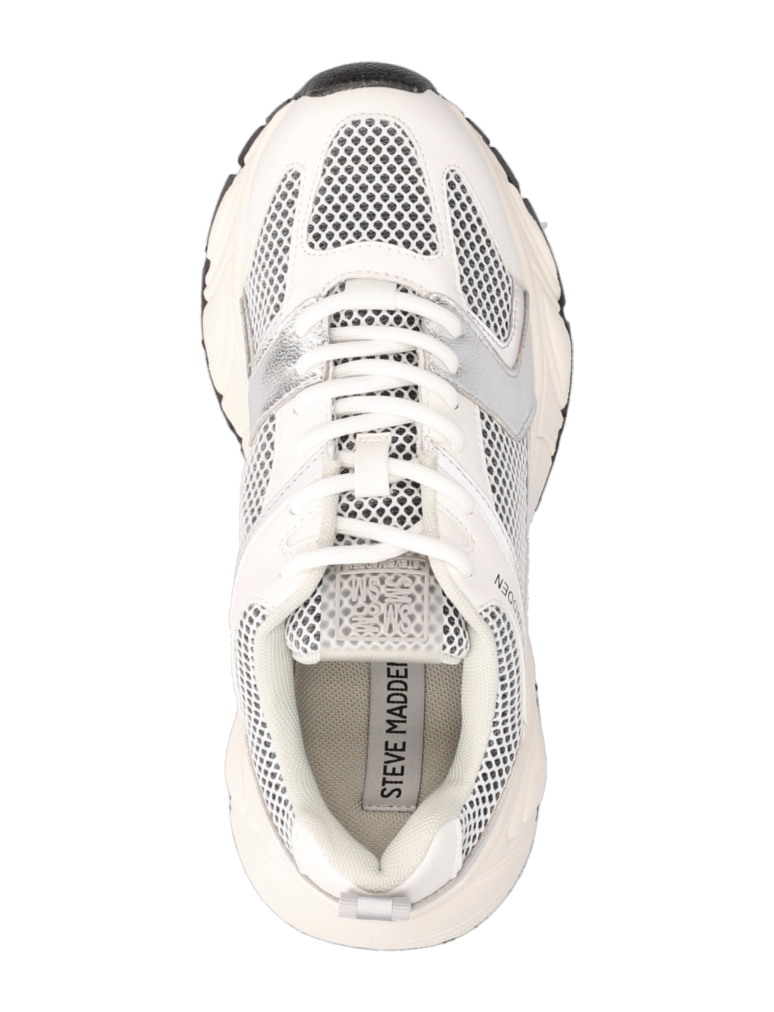 Steve Madden - Standout Sneaker - white/sil - 3
