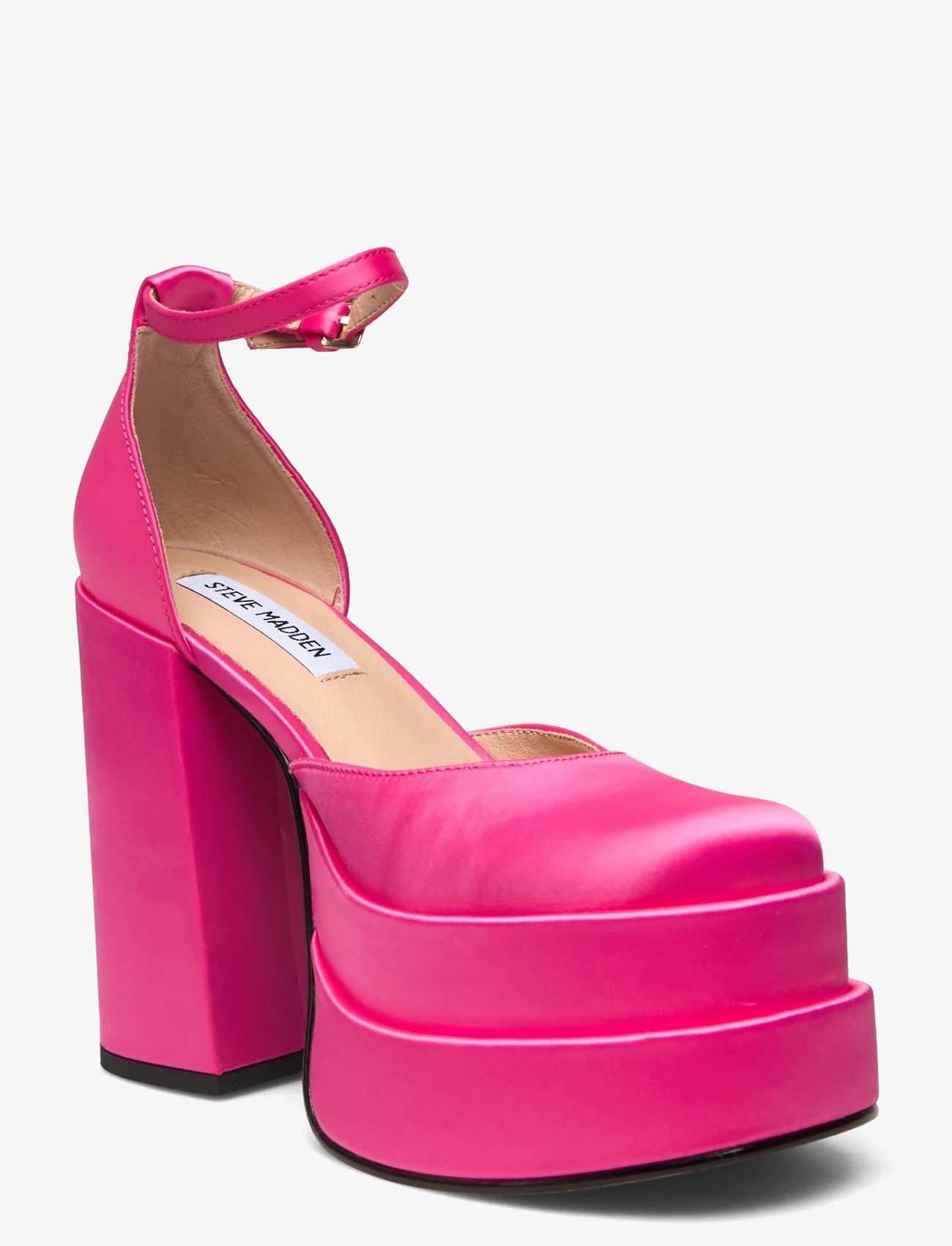 Steve Madden - Charlize Sandal - vakarėlių drabužiai išparduotuvių kainomis - pink satin - 0