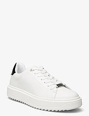 Steve Madden - Catcher Sneaker - låga sneakers - white black - 0