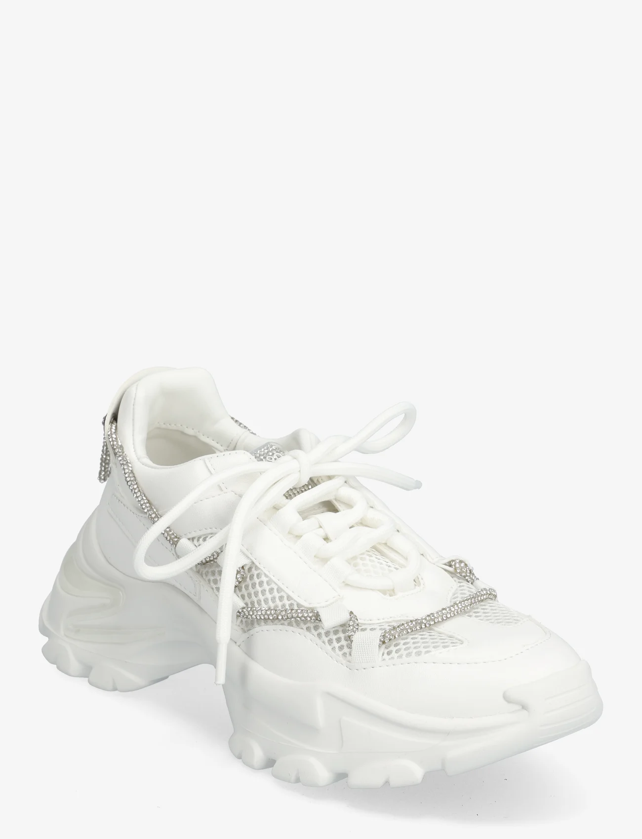 Steve Madden - Miracles Sneaker - lave sneakers - white/sil - 0