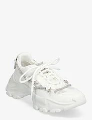 Steve Madden - Miracles Sneaker - sportiska stila apavi ar pazeminātu potītes daļu - white/sil - 0