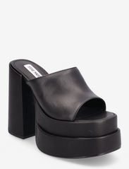 Steve Madden - Cagey Sandal - buty z odkrytą piętą na obcasach - black leather - 0