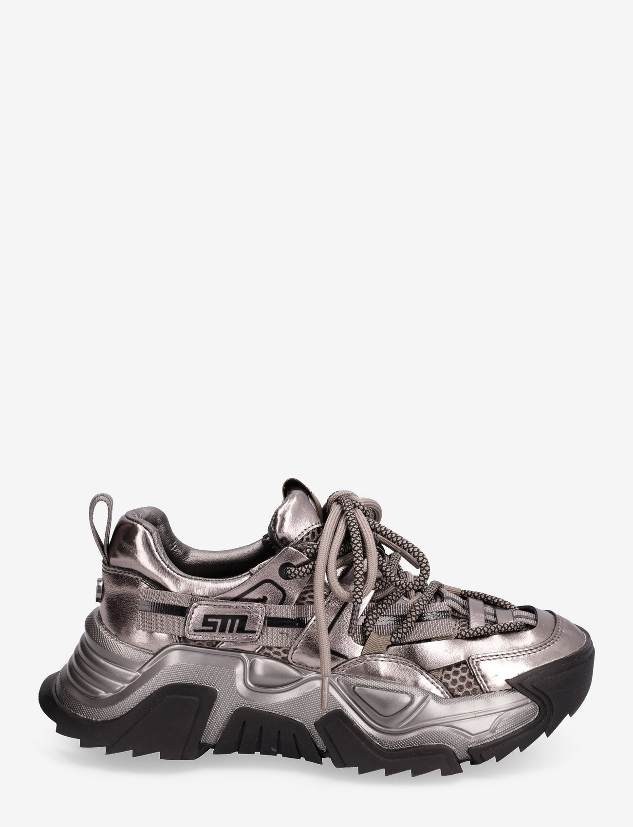 Steve Madden - Kingdom Sneaker - laisvalaiko batai storu padu - pewter - 1