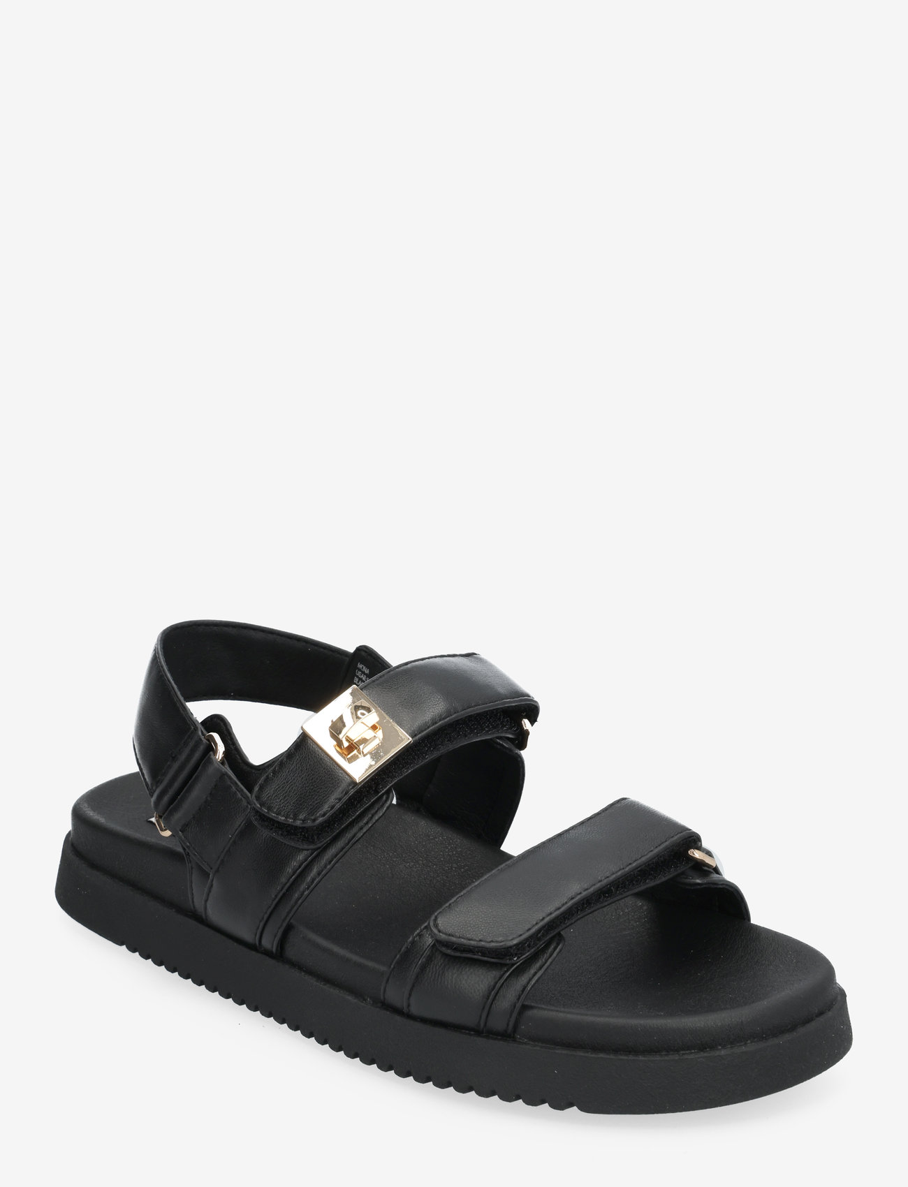 Steve Madden - Mona Sandal - kontsata sandaalid - black leather - 0