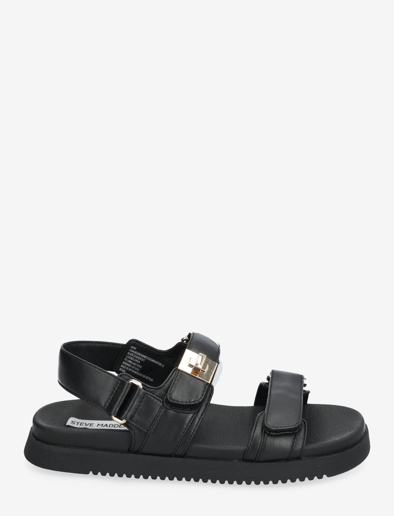 Steve Madden - Mona Sandal - kontsata sandaalid - black leather - 1