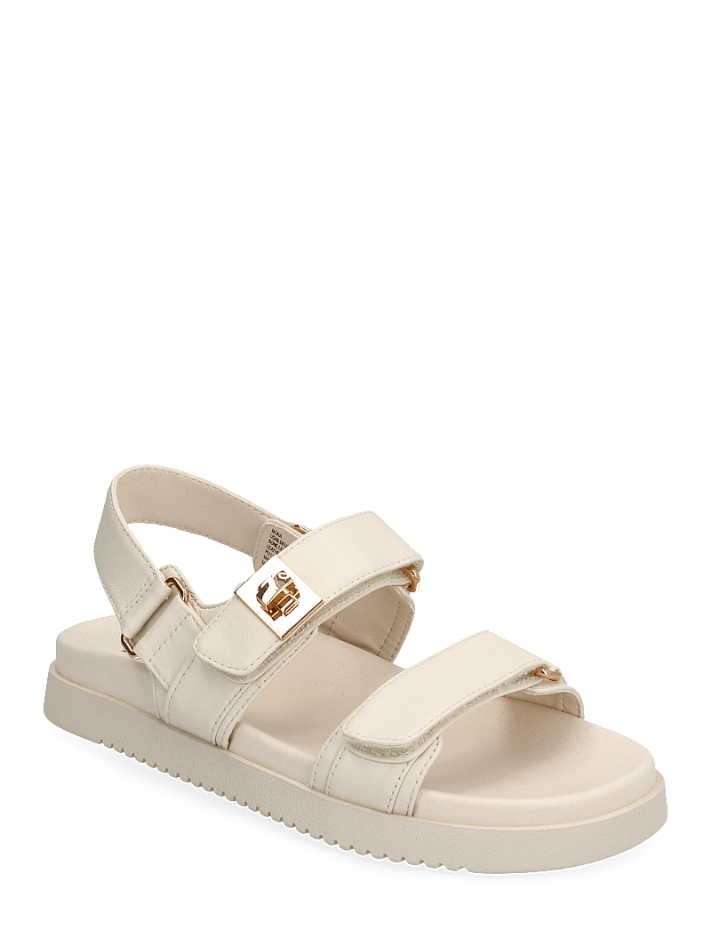 Steve Madden - Mona Sandal - flat sandals - bone leather - 0
