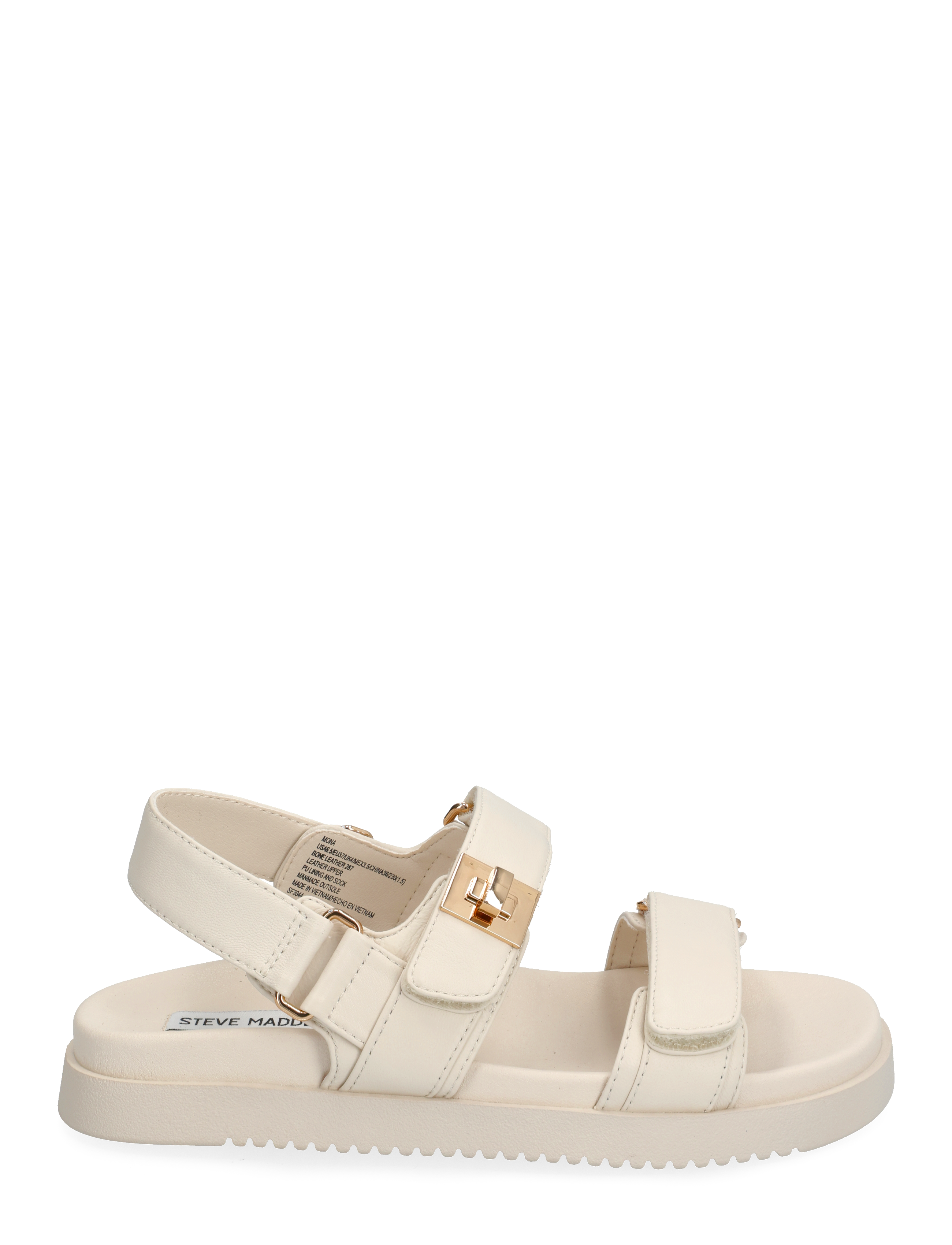 Steve Madden - Mona Sandal - flache sandalen - bone leather - 1