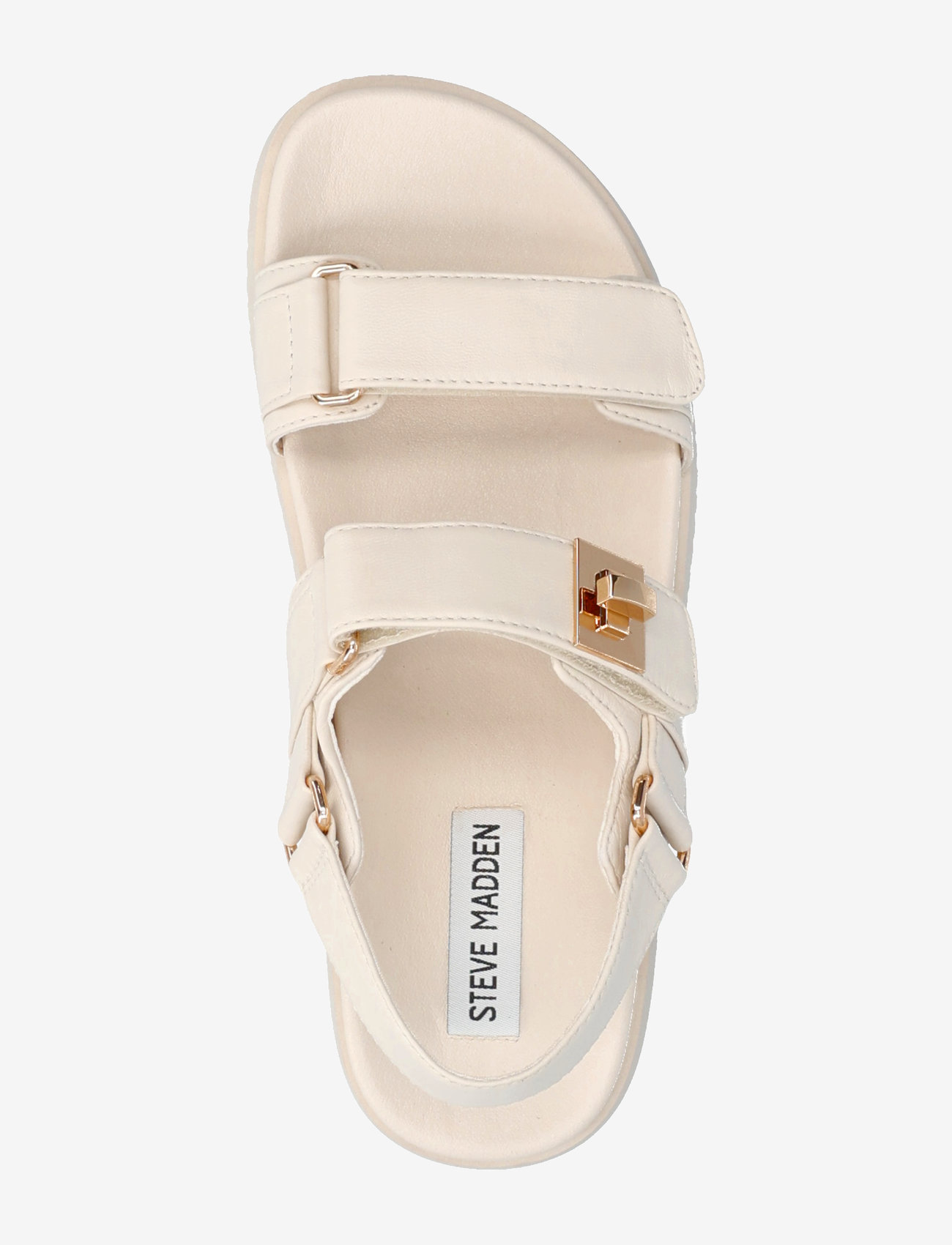 Steve Madden - Mona Sandal - flat sandals - bone leather - 3
