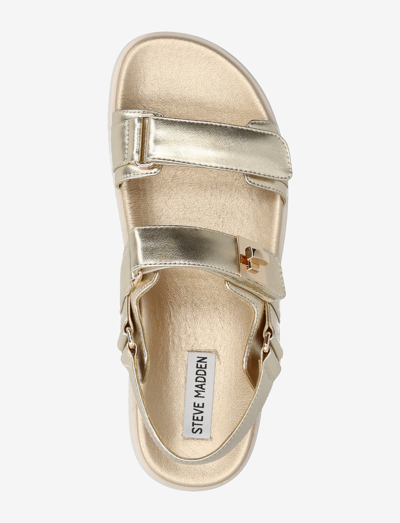 Steve Madden - Mona Sandal - platta sandaler - gold leather - 3