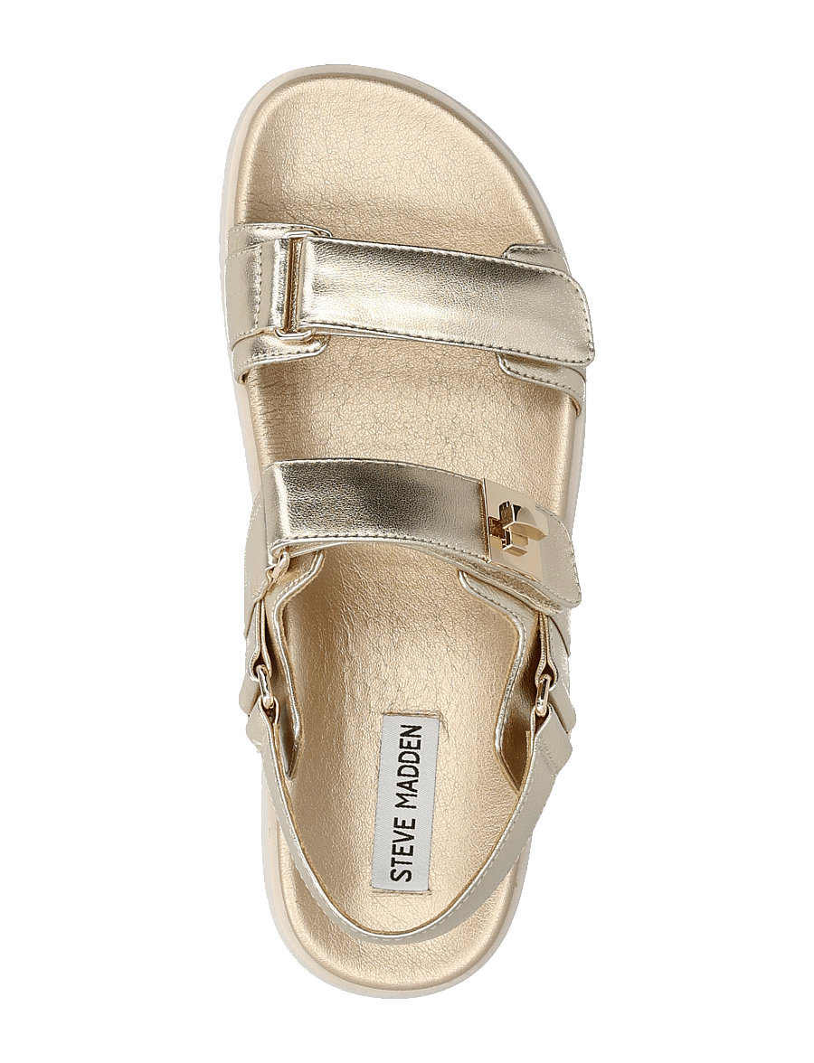 Steve Madden - Mona Sandal - flache sandalen - gold leather - 3