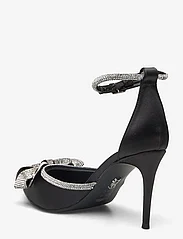 Steve Madden - Lumiere Sandal - party wear at outlet prices - black satin - 2