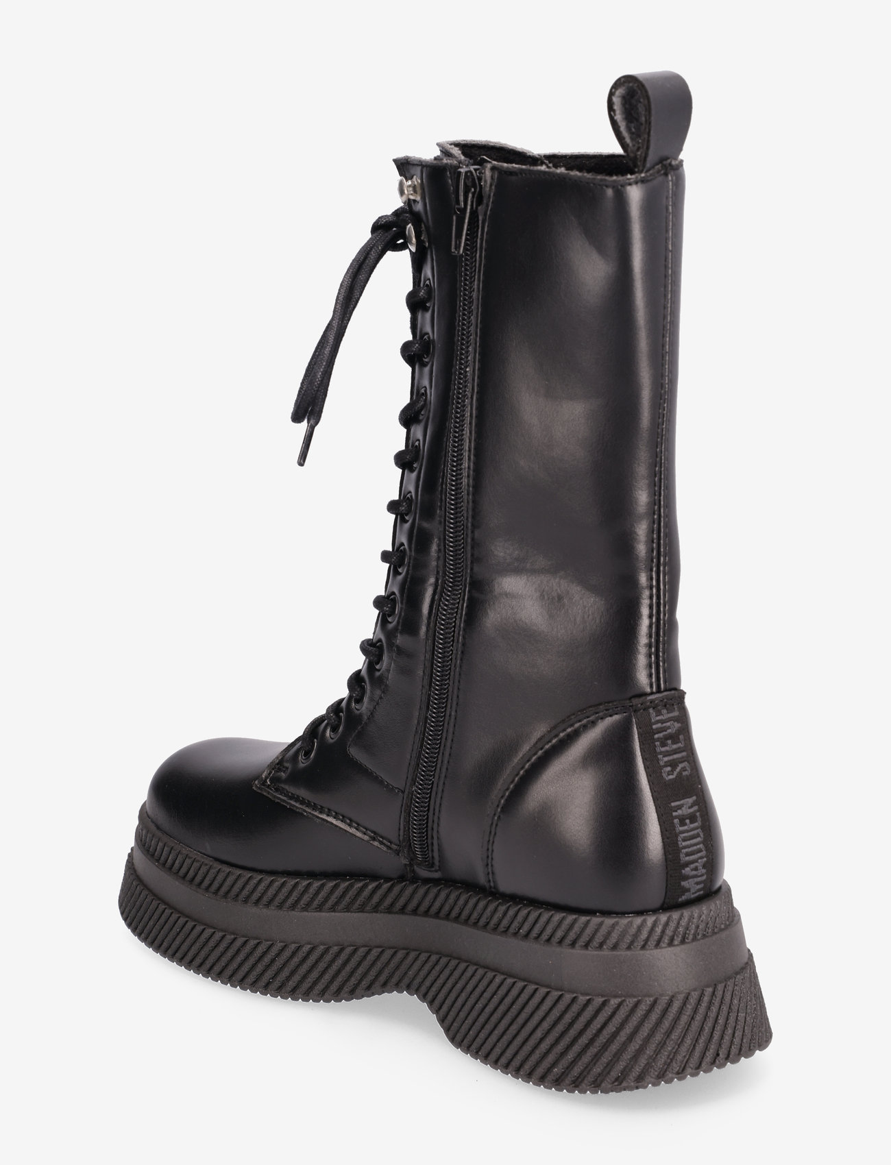 Steve Madden - Giulia Bootie - laced boots - blk action leather - 2