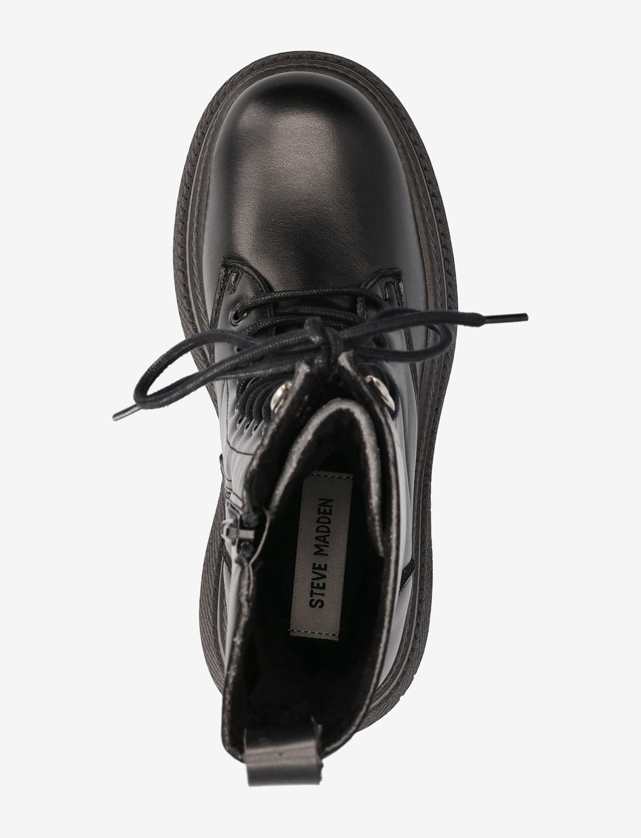 Steve Madden - Giulia Bootie - laced boots - blk action leather - 3