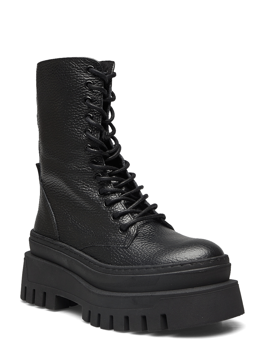 Steve Madden - Coast - kängor - black leather - 0