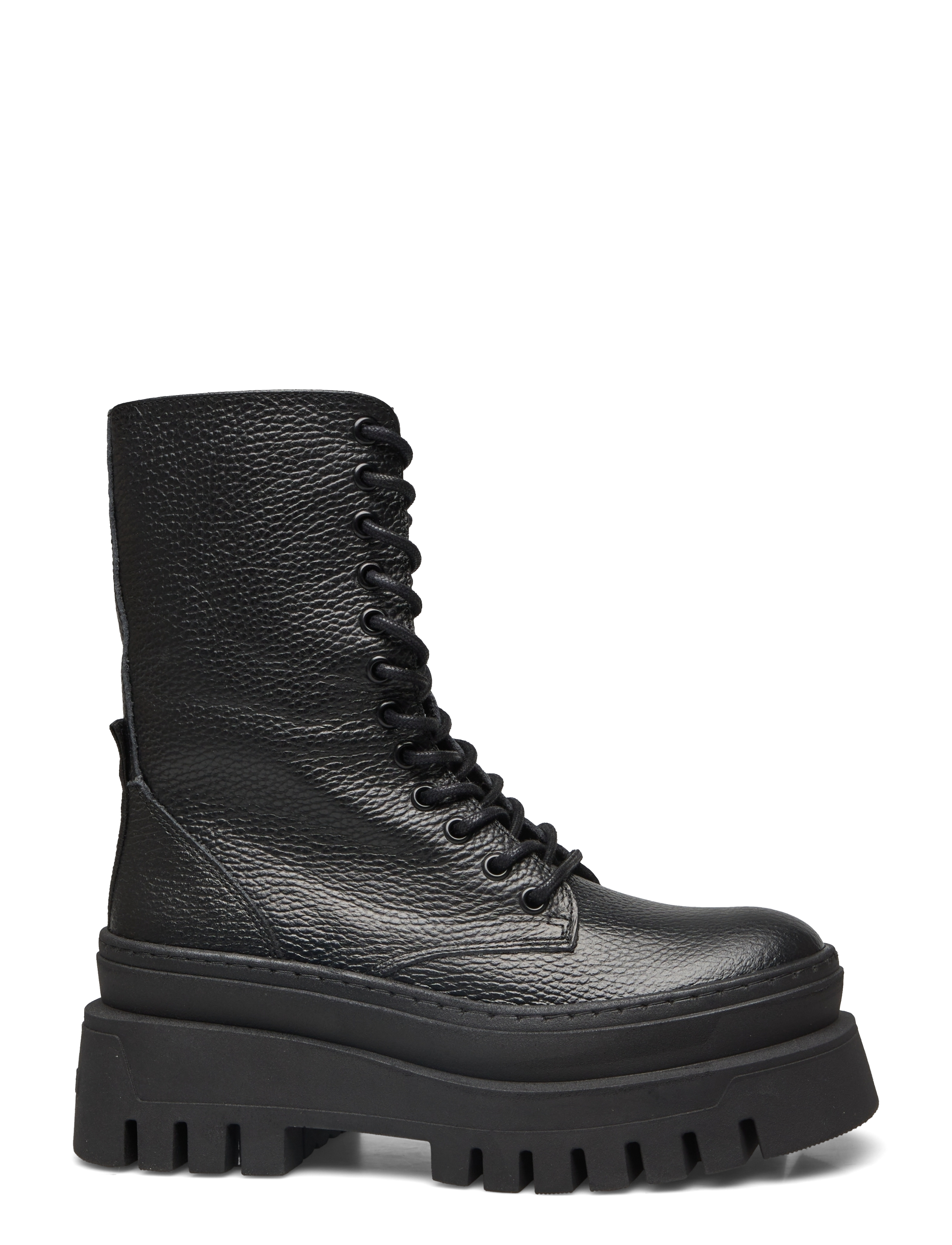 Steve Madden - Coast - snørestøvler - black leather - 1