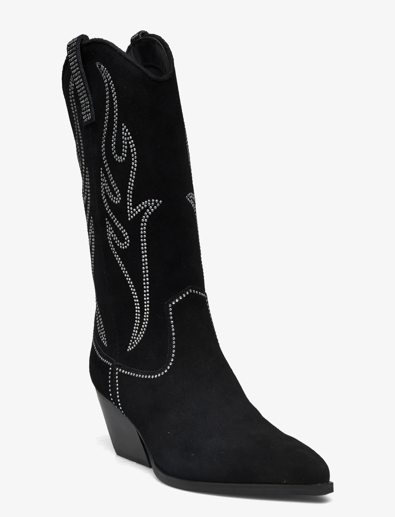 Steve Madden - Walkover Boot - cowboy boots - black suede - 0