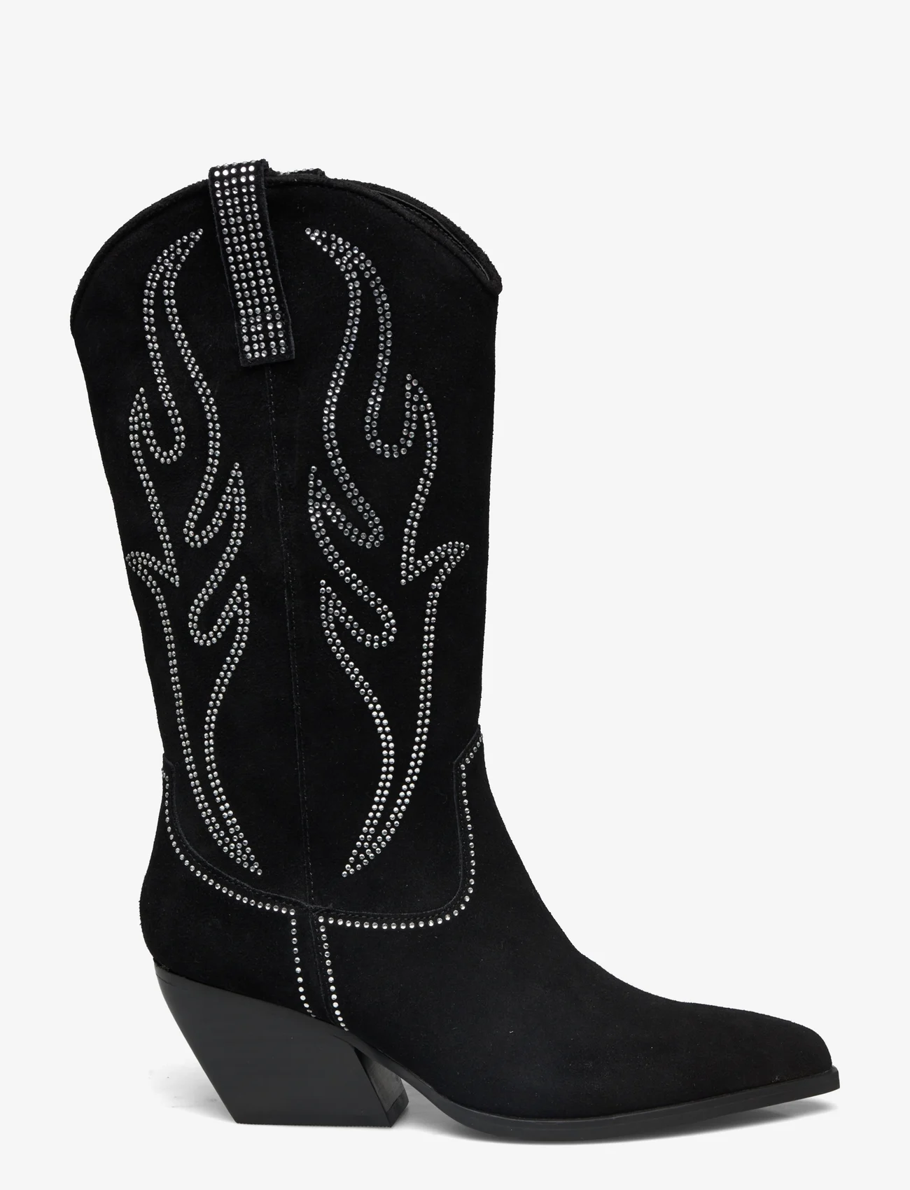 Steve Madden - Walkover Boot - cowboy-boots - black suede - 1