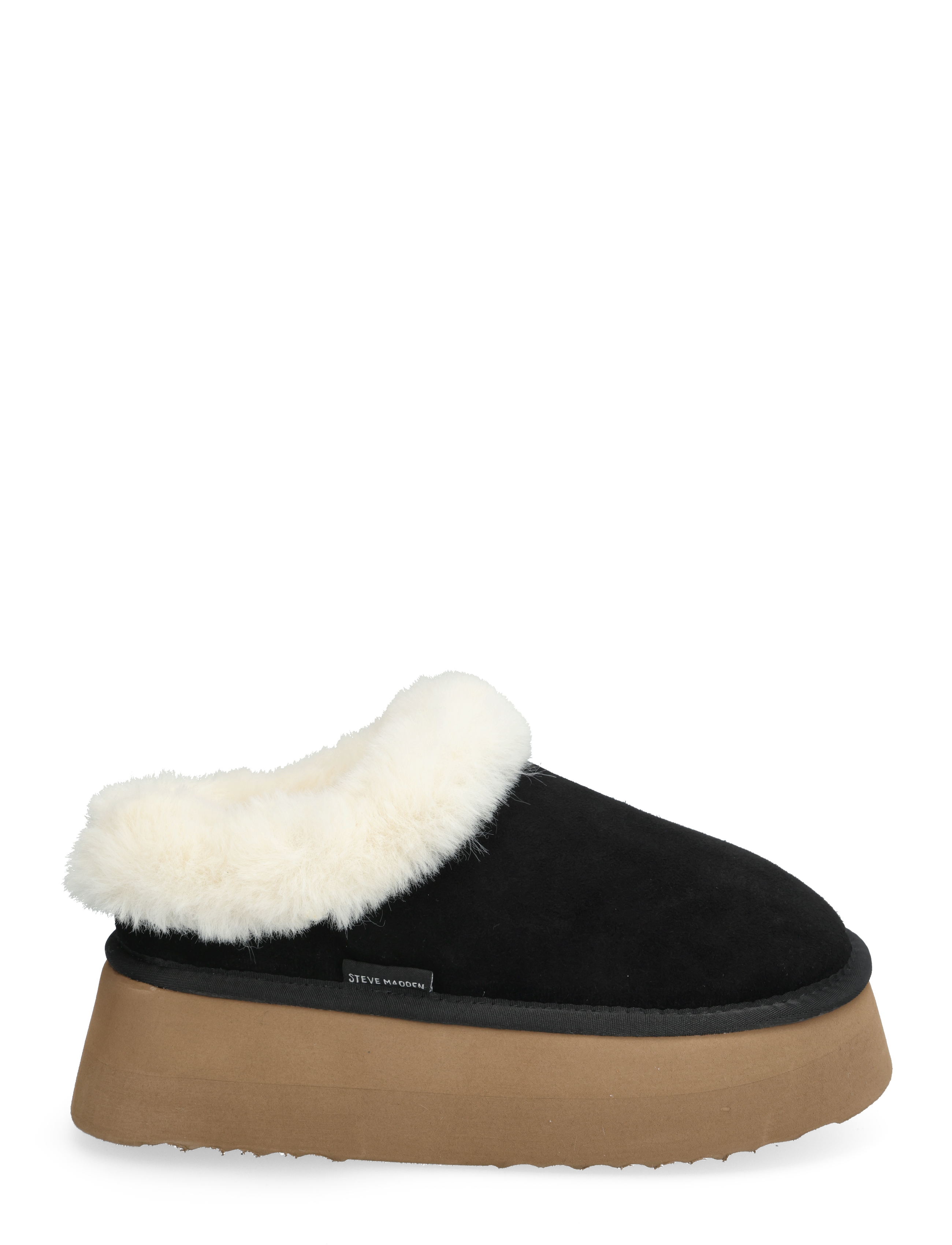 Steve Madden - Chaplin Slide - moterims - black suede - 1