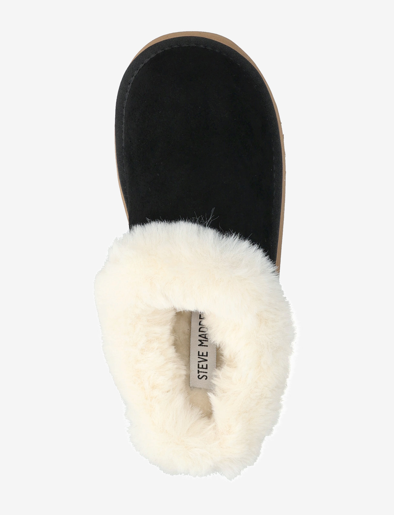 Steve Madden - Chaplin Slide - birthday gifts - black suede - 3