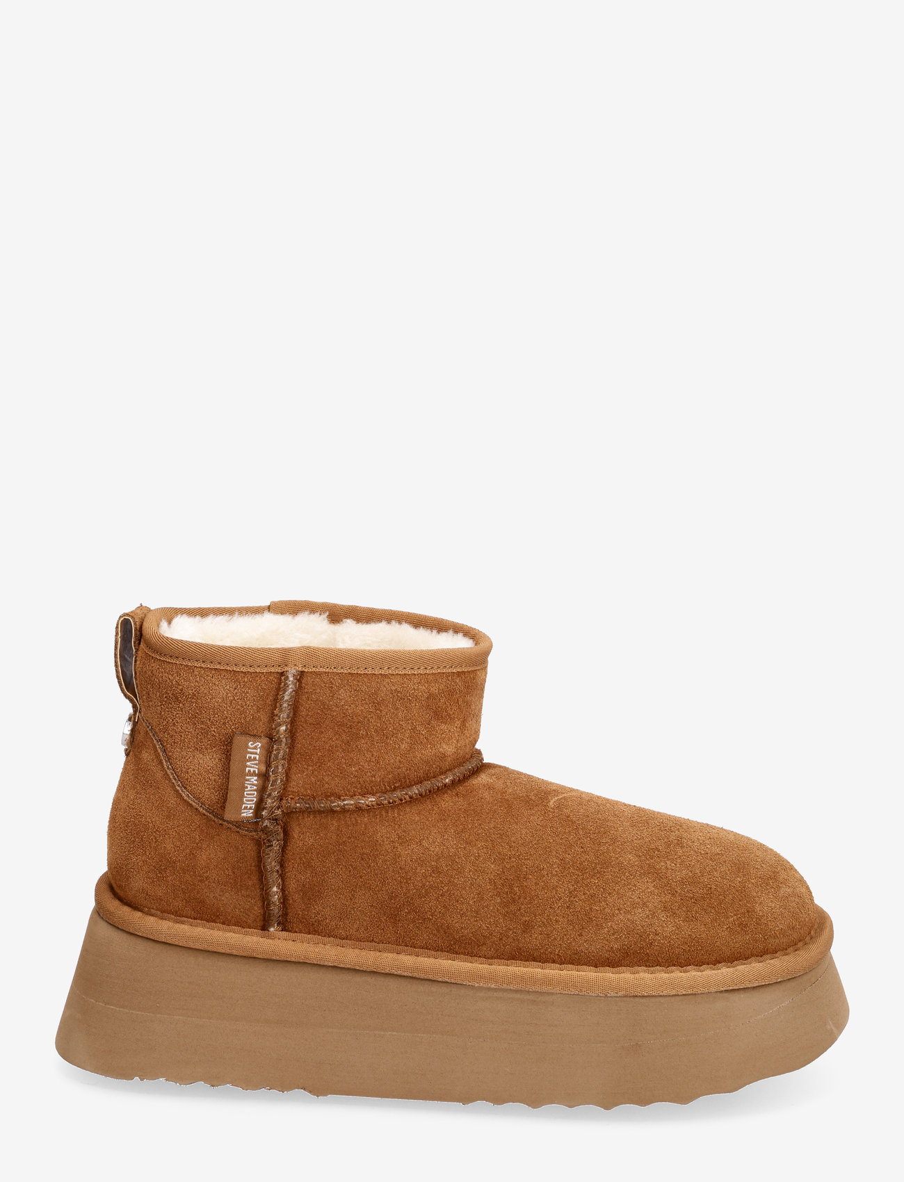 Steve Madden - Campfire Bootie - bamsestøvler - tan suede - 1