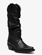 Wavery Boot - BLACK LEATHER