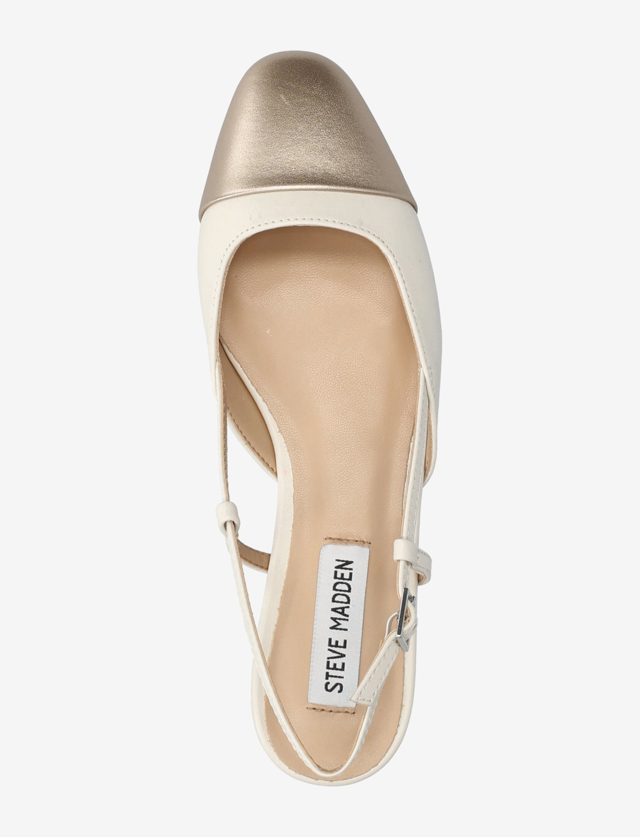 Steve Madden - Belinda - platta slingbacks - irish cream / white - 3