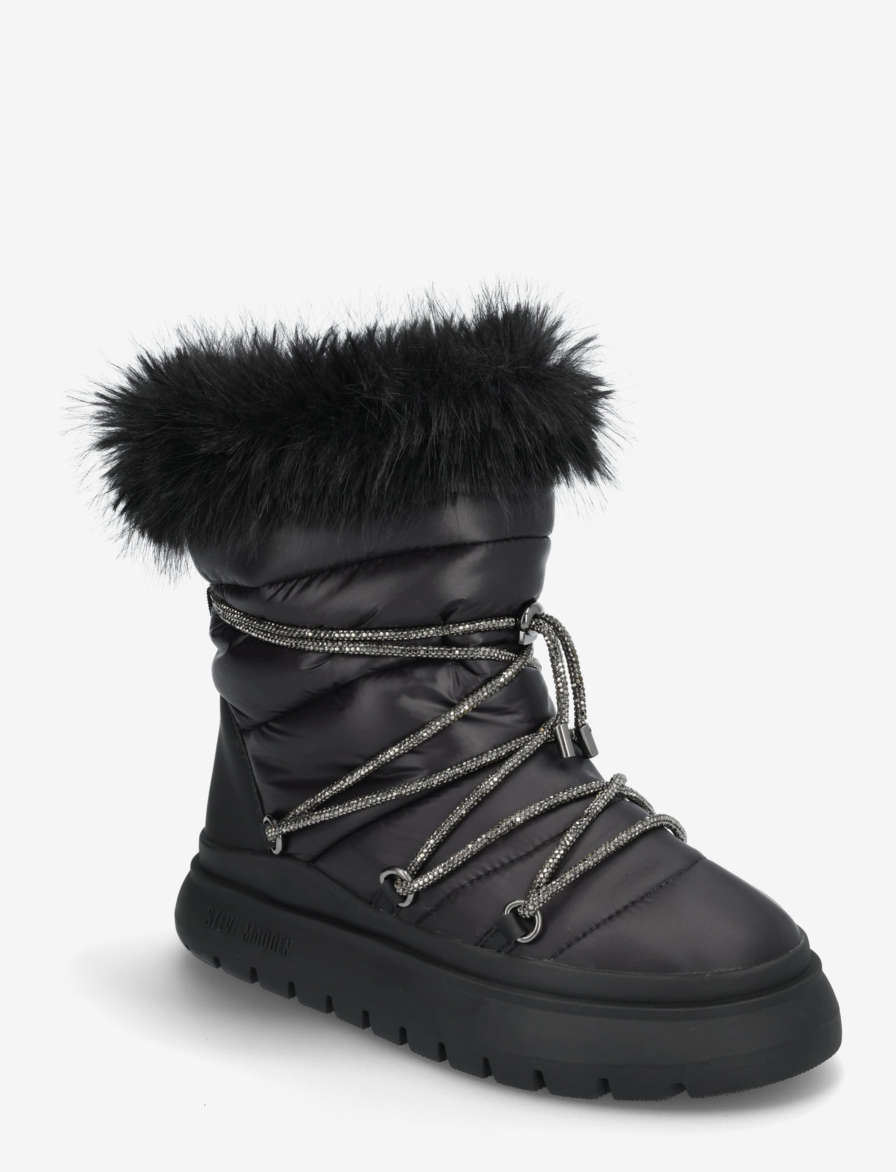 Steve Madden - Ice-Storm Bootie - women - black/black - 0