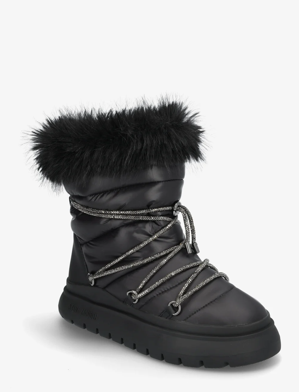 Steve Madden - Ice-Storm Bootie - winterschuhe - black/black - 0