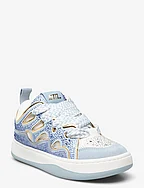 Roaring-R Sneaker - WHITE/ BABY BLUE