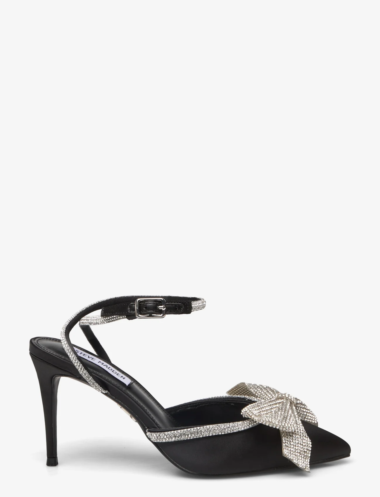 Steve Madden - Luminoso Sandal - party wear at outlet prices - black satin - 1