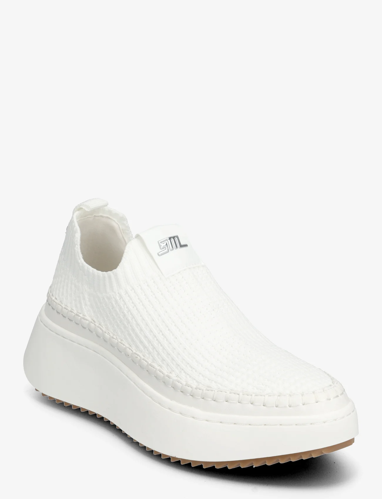 Steve Madden - Doubleshot Sneaker - slip on -tennarit - white/white - 0