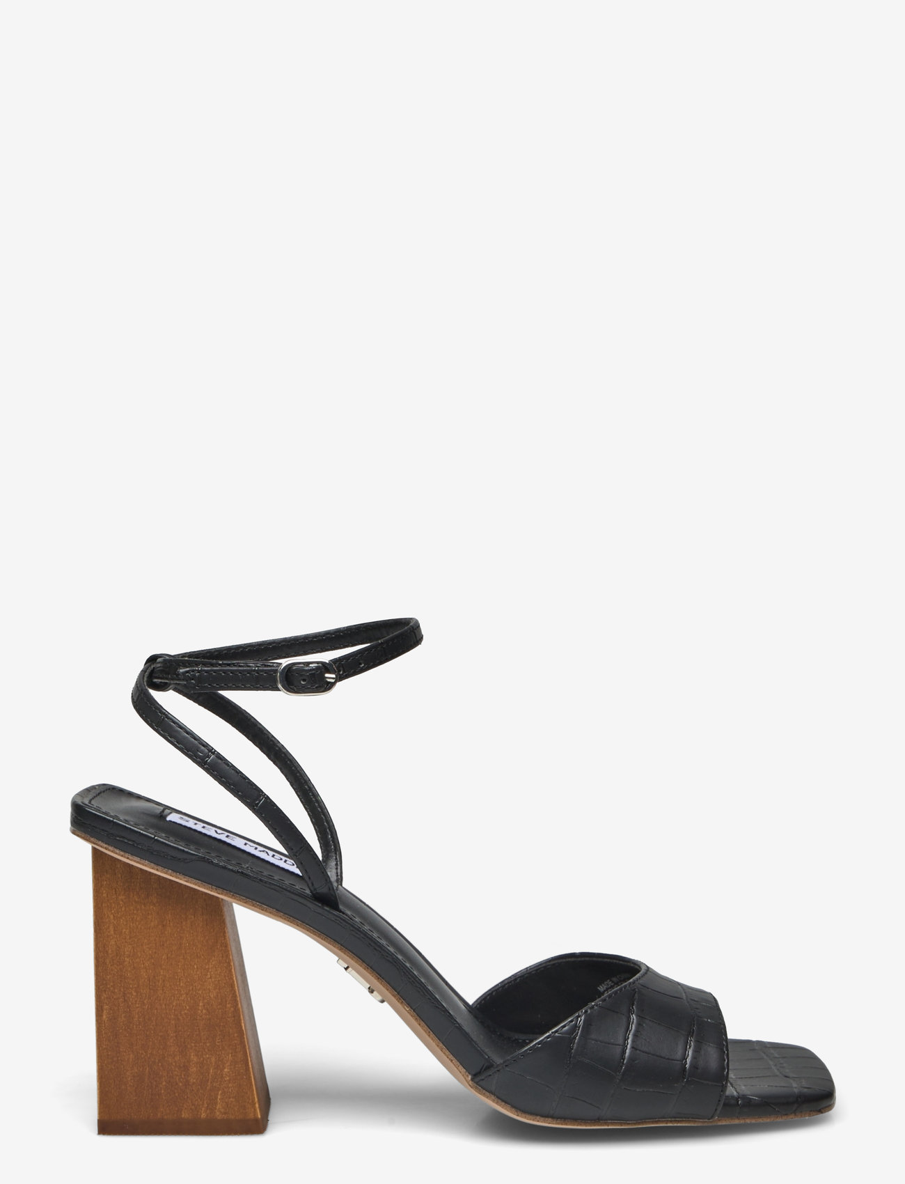 Steve Madden - Rozlyn Sandal - lahtised kontsakingad - black croco - 1