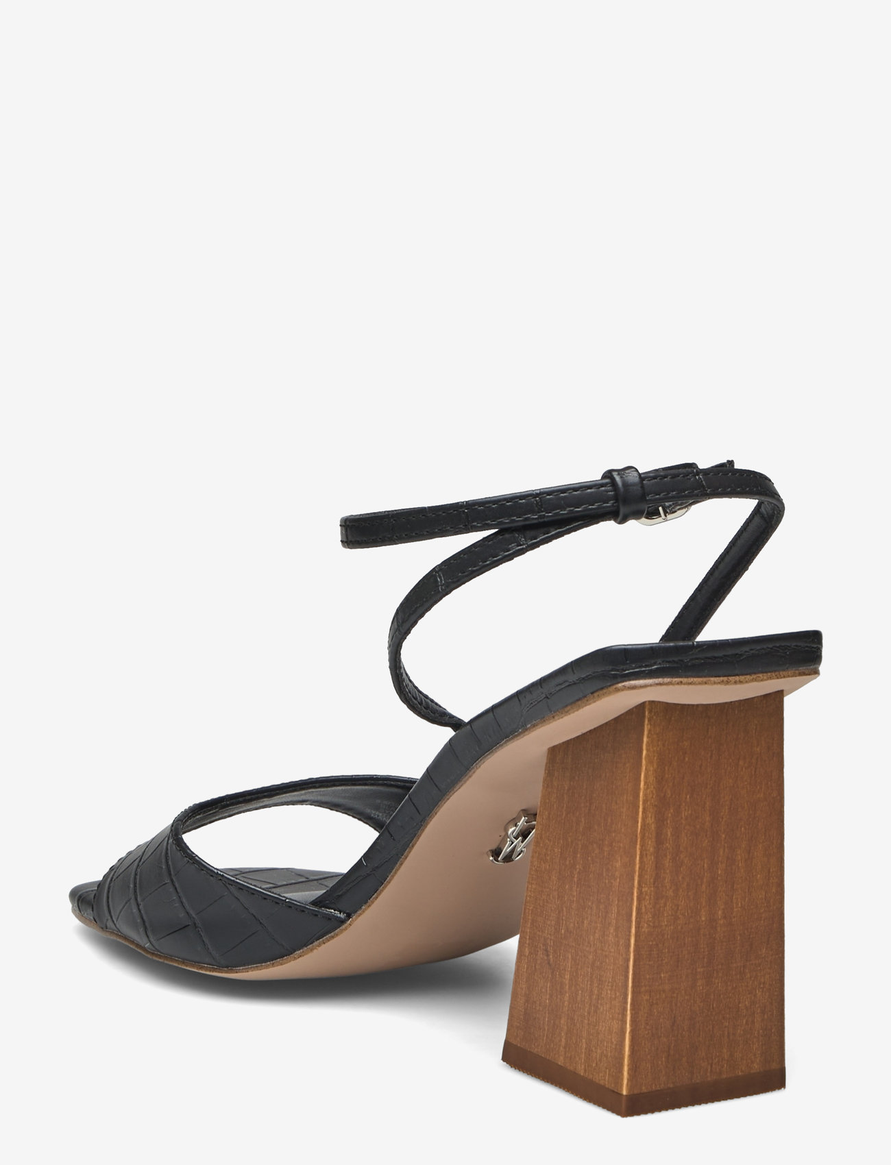 Steve Madden - Rozlyn Sandal - lahtised kontsakingad - black croco - 2