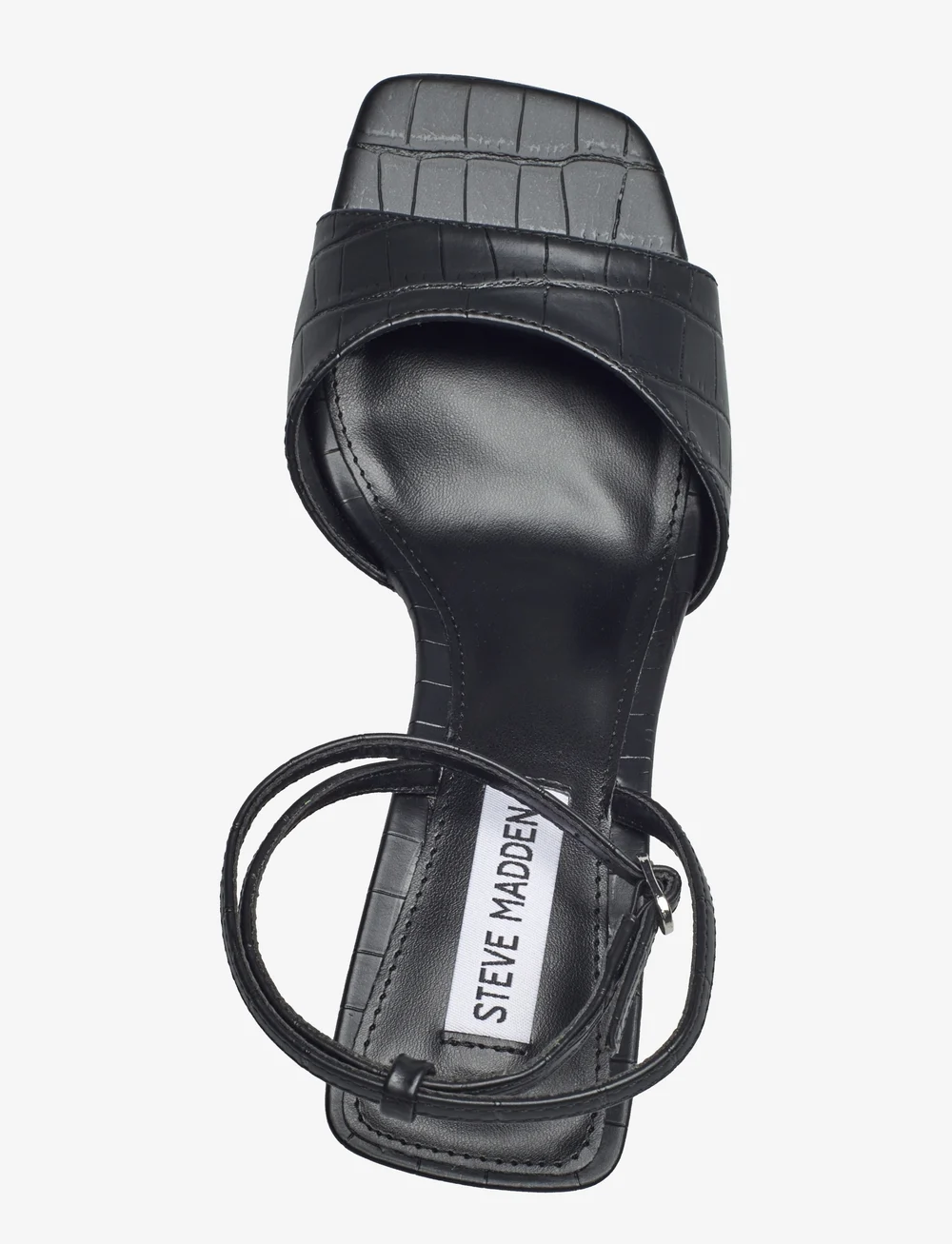 Steve Madden - Rozlyn Sandal - sandaler med hæl - black croco - 3