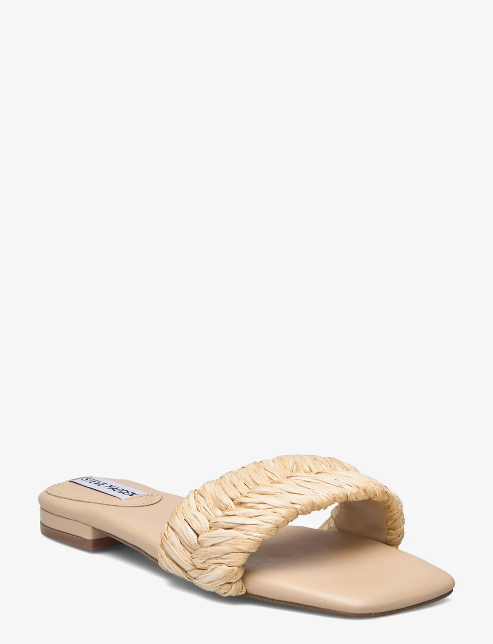 Steve Madden - Allure Sandal - flat sandals - nat raffia - 0