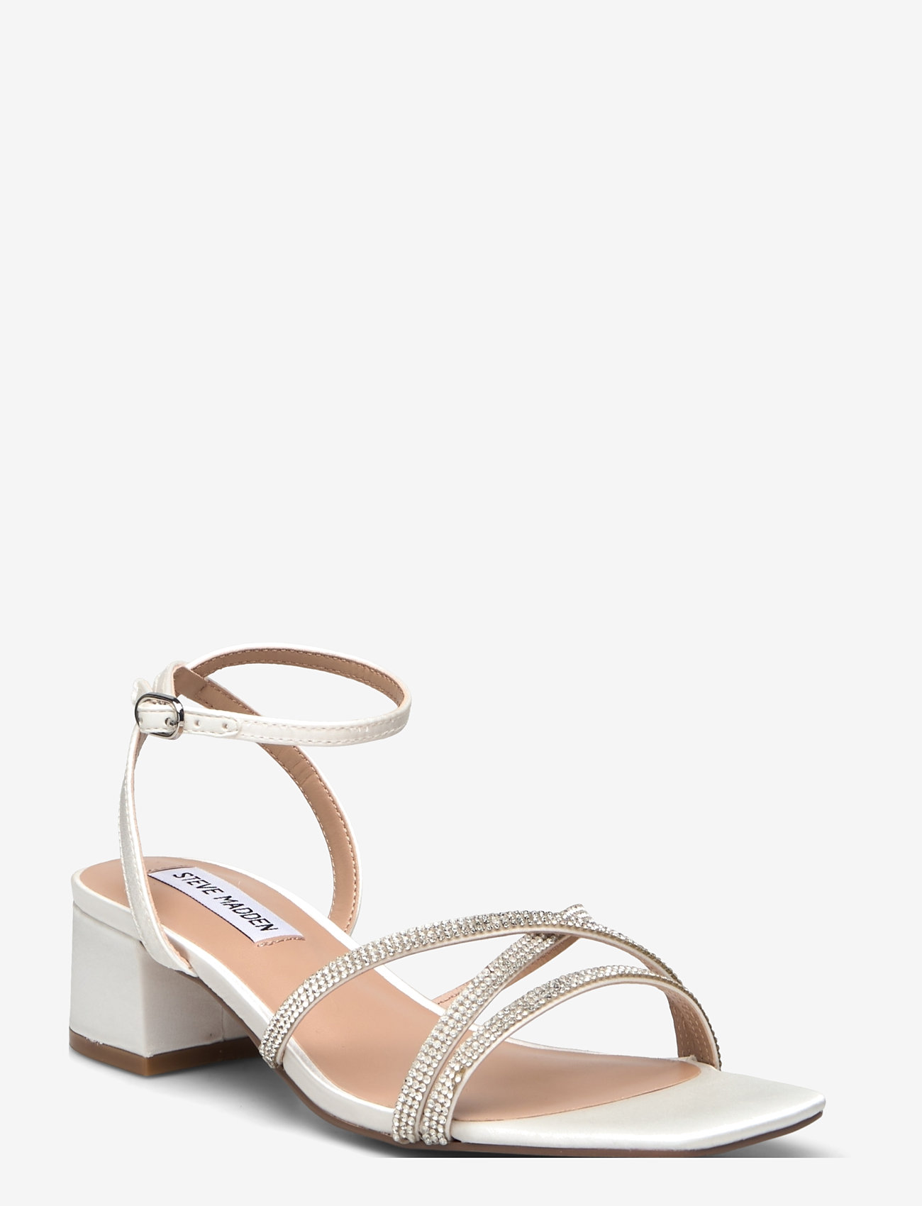 Steve Madden - Gabby Sandal - konfirmation - ivory satin - 0