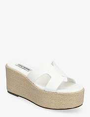 Steve Madden - Summerset Sandal - party wear at outlet prices - white action leather - 0