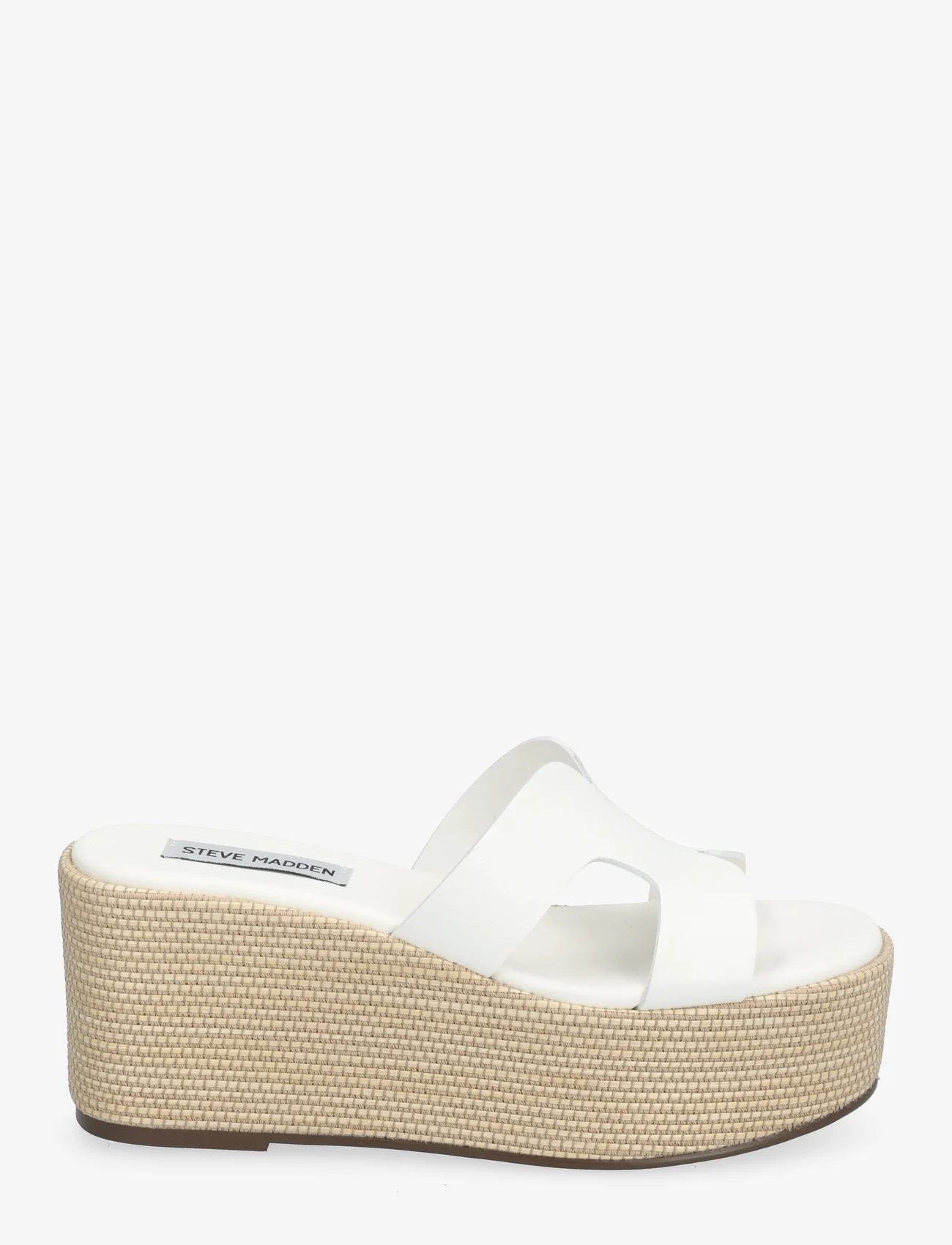 Steve Madden - Summerset Sandal - party wear at outlet prices - white action leather - 1