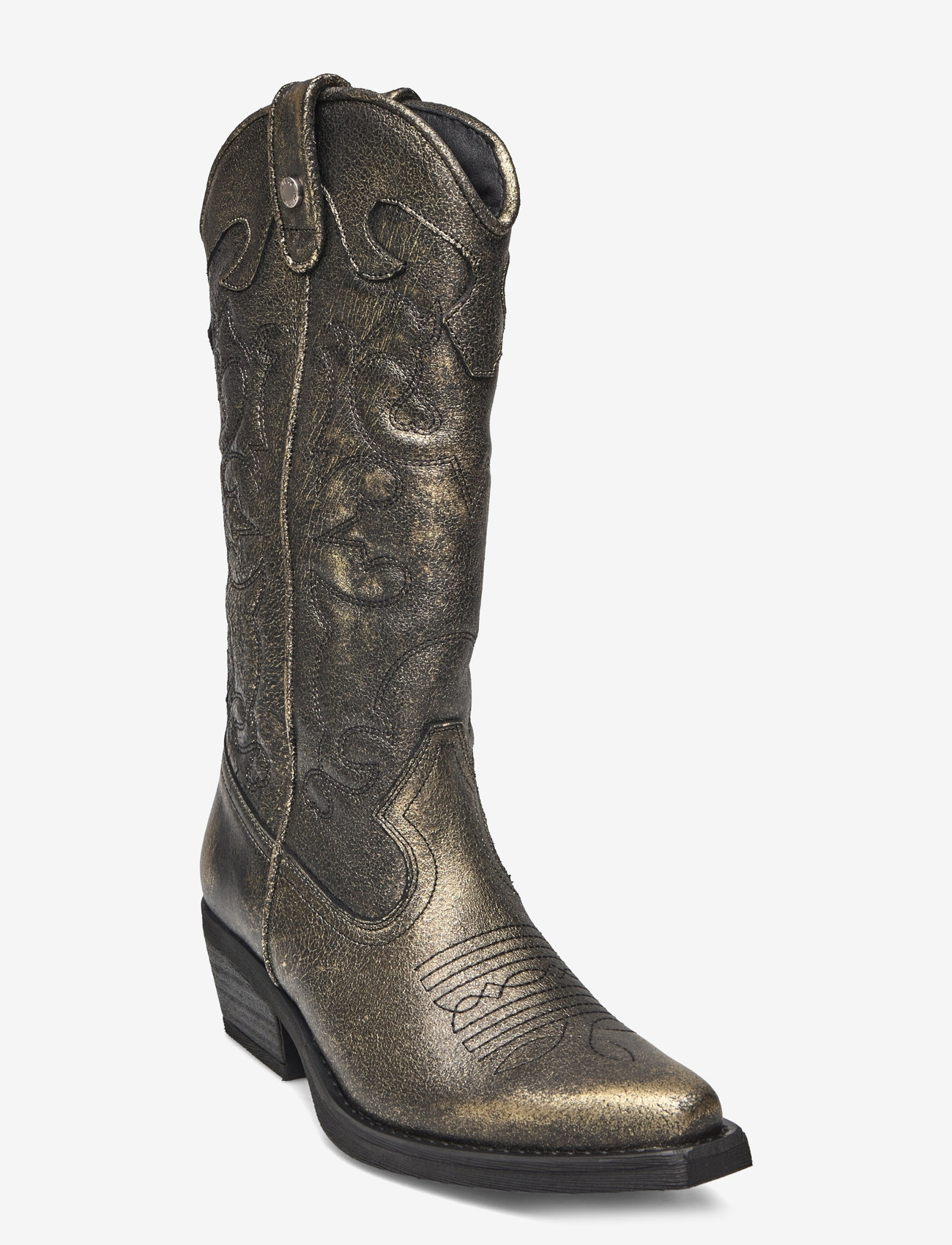 Steve Madden - Wishley Boot - cowboy-boots - bronze leather - 0