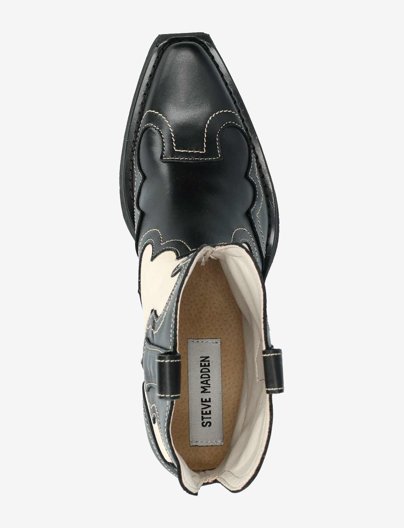 Steve Madden - Waynoa Boot - cowboy boots - black/bone - 3