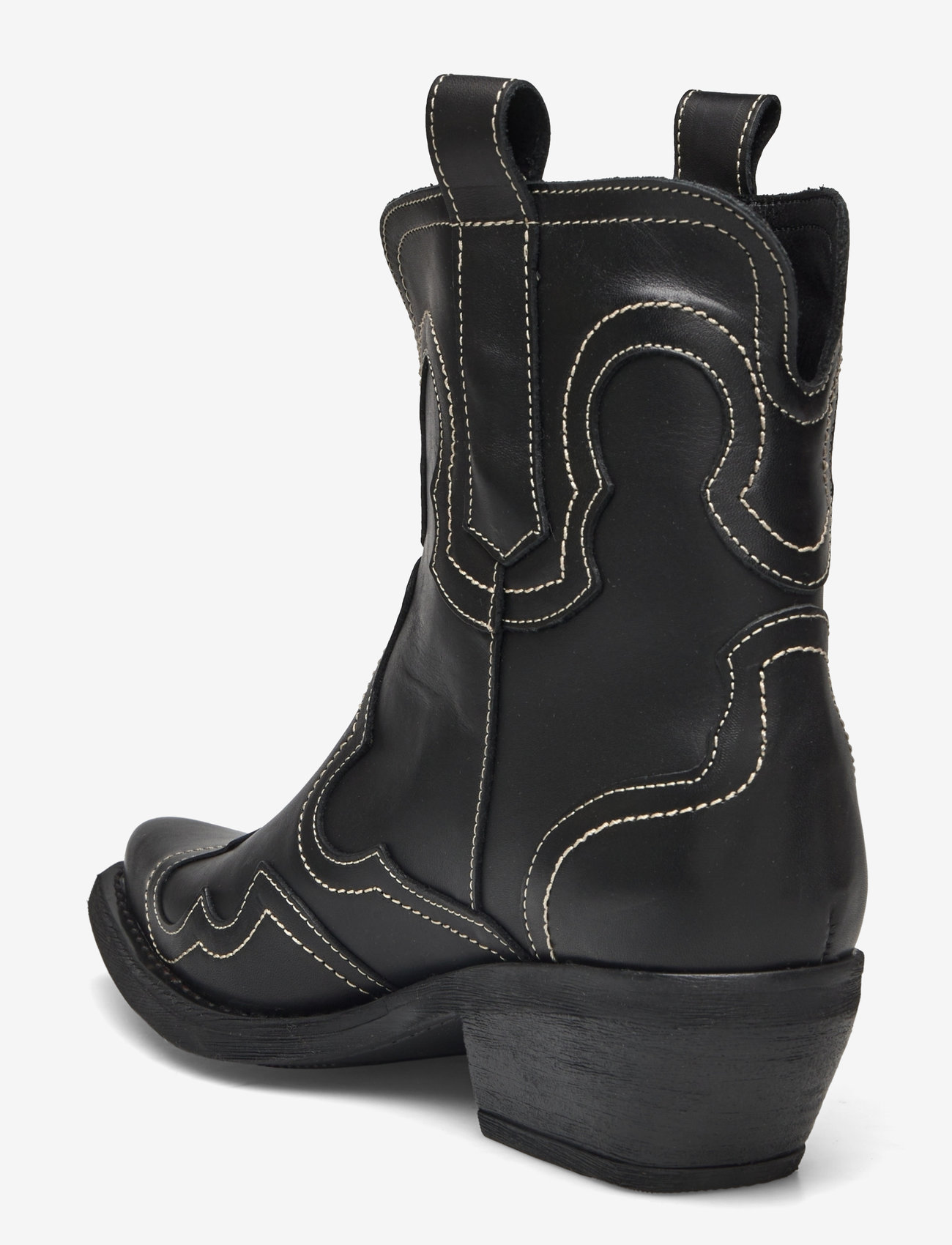 Steve Madden - Waynoa Boot - cowboy boots - black leather - 2
