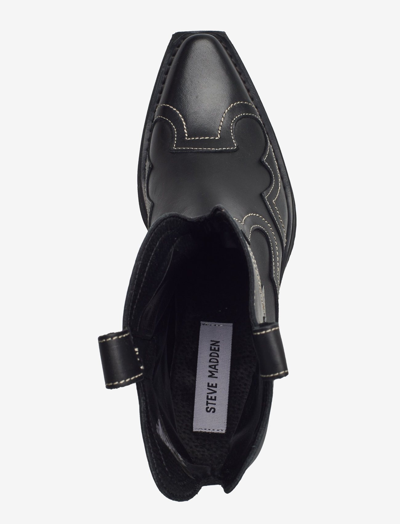 Steve Madden - Waynoa Boot - cowboy boots - black leather - 3