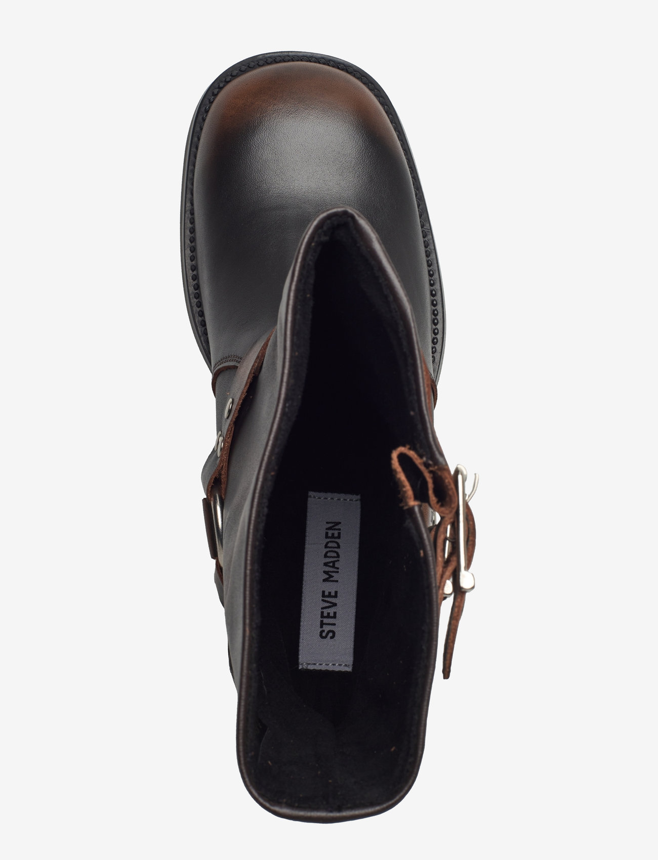 Steve Madden - Becase Boot - flat ankle boots - brown leather - 3