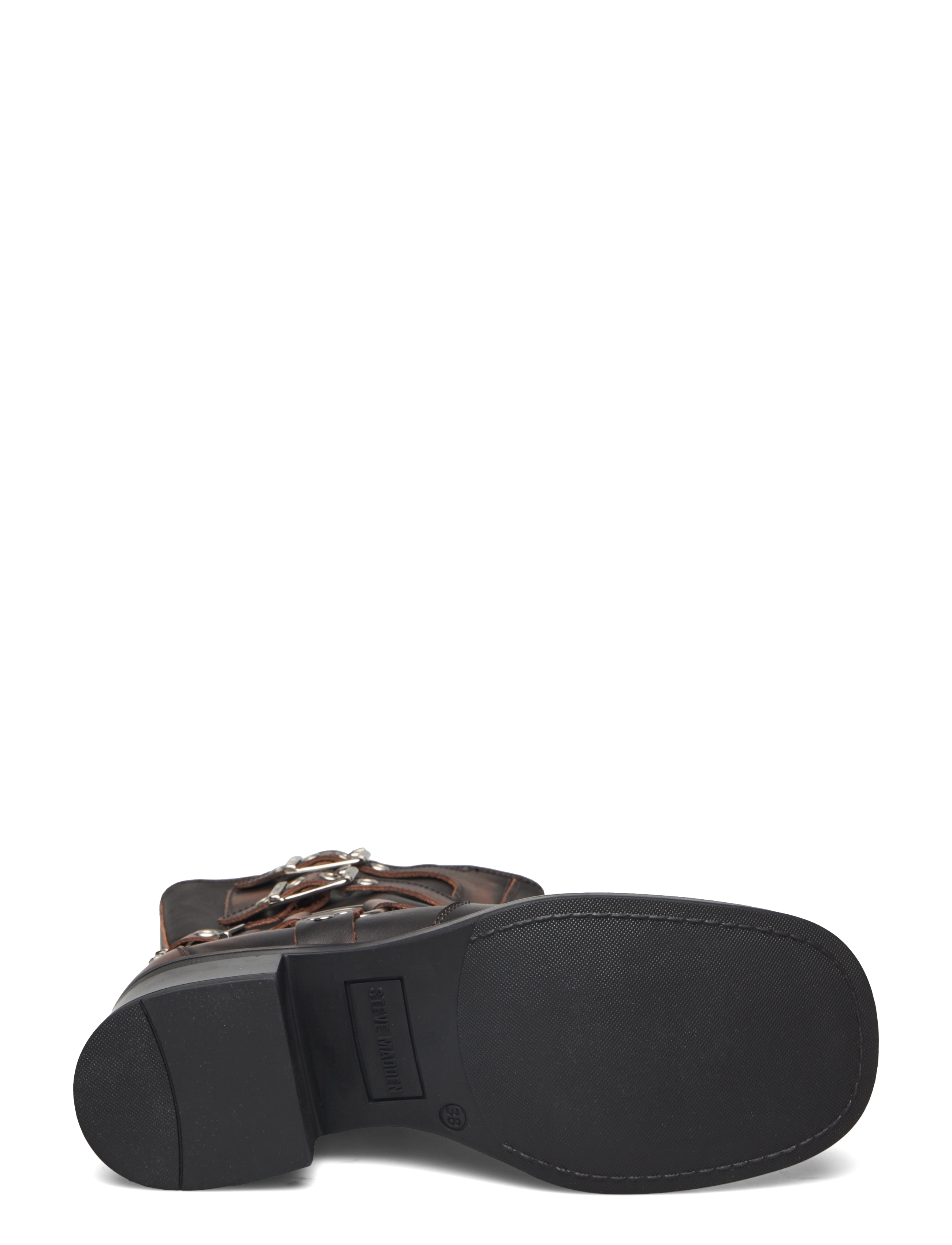 Steve Madden - Becase Boot - tasapohjaiset nilkkurit - brown leather - 4