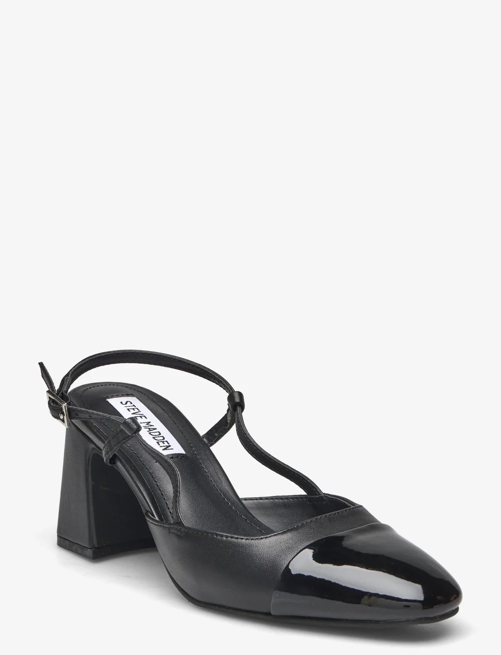 Steve Madden - Zeina Sandal - kontsaga slingback-kingad - black leather - 0