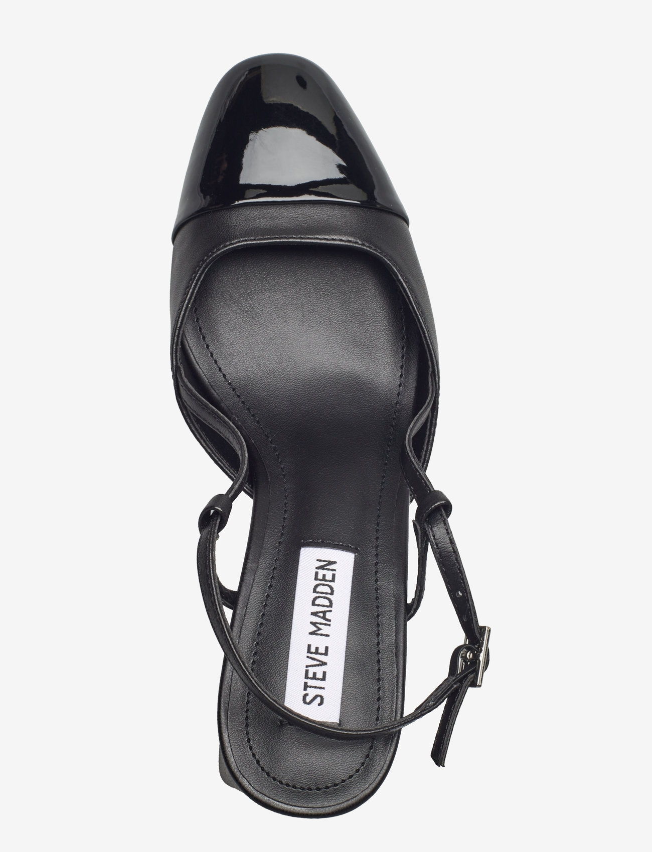 Steve Madden - Zeina Sandal - sandaler med hæl - black leather - 3