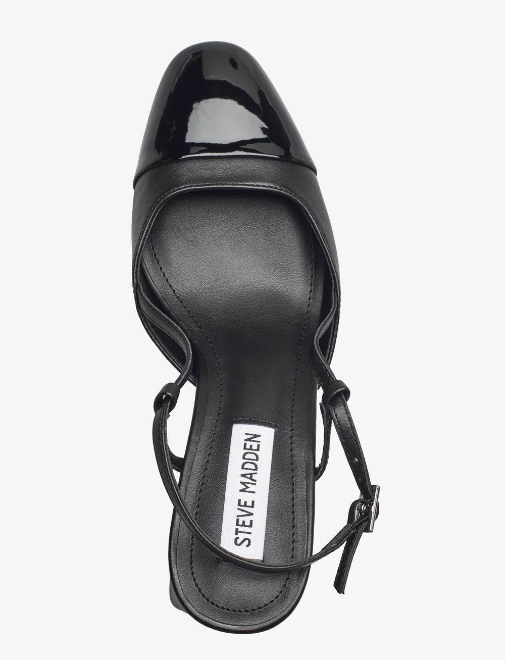 Steve Madden - Zeina Sandal - kontsaga slingback-kingad - black leather - 3